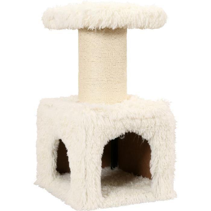 arbre a chat yeti blanc